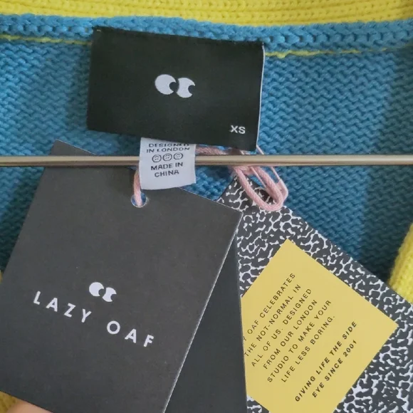 Lazy Oaf Multicolor Floral Cardigan Sweater - Picture 2 of 3